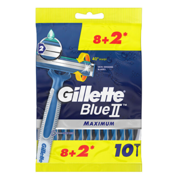 Gilette Blue 2 Maximum 8+2 10 Adet Tıraş Bıçağı