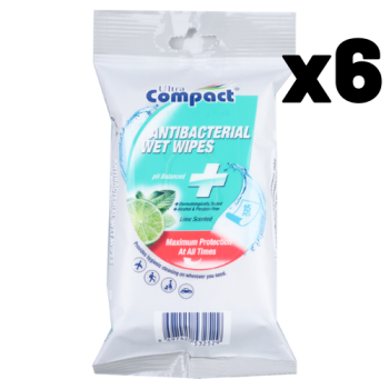 Ultra Compact Temizlik Cep Mendil 15 Yaprak 6lu Set