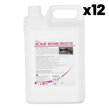 BİORAD Umt Bioethanol Fuel Şömine Yakıtı 5 Lt x12