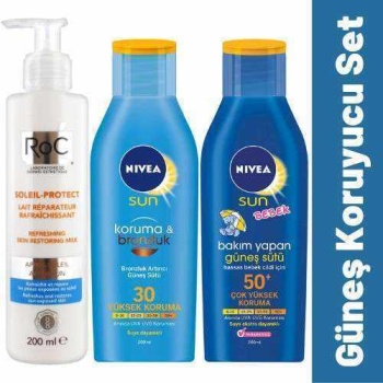 Nivea Koruma, Bronzluk ve Bebek Güneş Koruyucu Seti