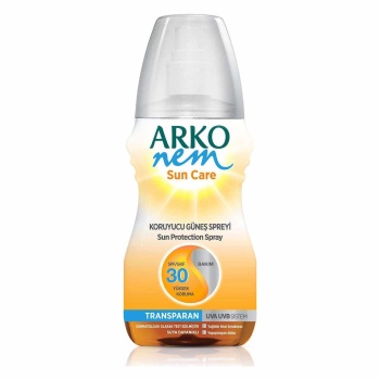 Arko Sun Güneş Bakım 150ml Transparan Koruyucu Sprey 30Spf