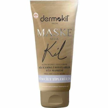 Dermokil Soyulabilir Kil İçerikli Gold Yüz Maskesi 75 ml