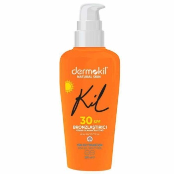 DERMOKİL Bronzlaştırıcı Güneş Sütü 30 SPF 200 ml