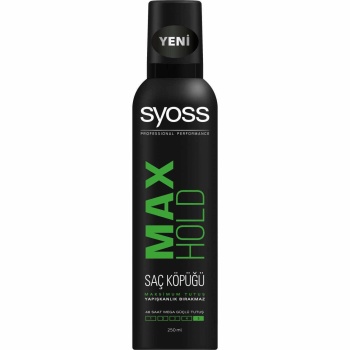 Syoss Max Hold Mega Güçlü Tutuş Saç Köpüğü 250 ML