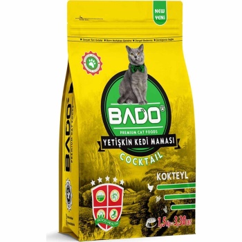 Bado Yetişkin Kedi Maması Kokteyl 1,5 Kg