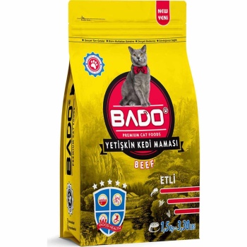 Bado Yetişkin Kedi Maması Etli 1,5 Kg