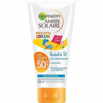 Garnier Ambre Solaire Resisto Çocuk Nemlenirici Süt Spf50+ 200 ml