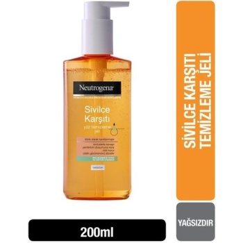 Neutrogena Visibly Clear Sivilce Karşıtı 200 ml Yağsız Günlük Temizleme Jeli