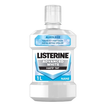 Listerine 1000 Ml Advanced White Hafif Tat