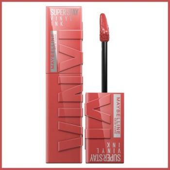 Maybelline New York Super Stay Vinyl Ink Uzun Süre Kalıcı Likit Parlak Ruj 15 Peachy