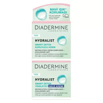Diadermine Hydralist Detox Gündüz + Gece  50+50 ml Günlük Bakım Kremi