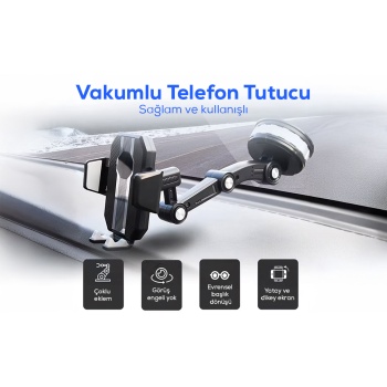vakumlu telefon tutucu