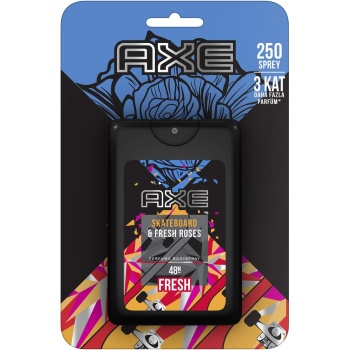 Axe Skateboard & Fresh Roses Cep Parfümü 1 Paket (1 x 17 ml)