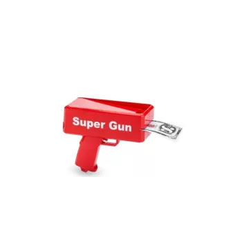 Super Money Gun Para Saçma Tabancası - Kırmızı