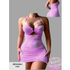 SECRETLACEPEMBE renk gecelik mini elbise