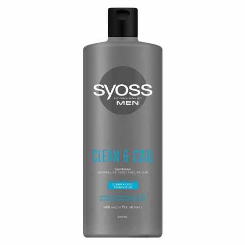 Syoss Men Clean & Cool 500 ml Şampuan