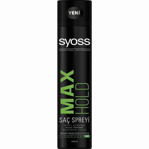 Syoss Max Hold 400 ml Saç Spreyi