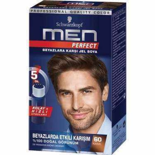 Schwarzkopf Men Perfect 60 Kahve X3