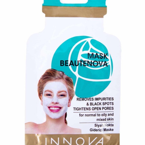 Innova Mask Beautenova 40 ml Siyah Nokta Giderici Yüz Maskesi