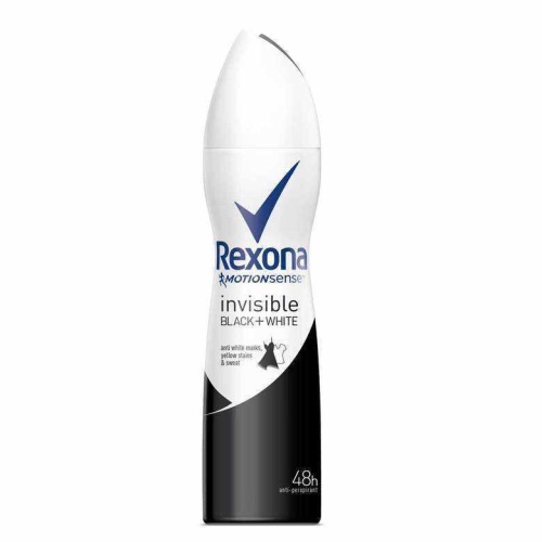 Rexona Invisible Black + White Deodorant 150 Ml