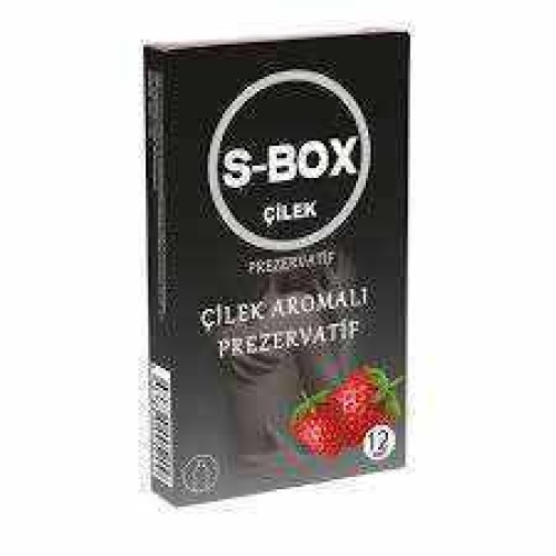 S-Box Çilek Aromalı Prezervatif 12 Adet