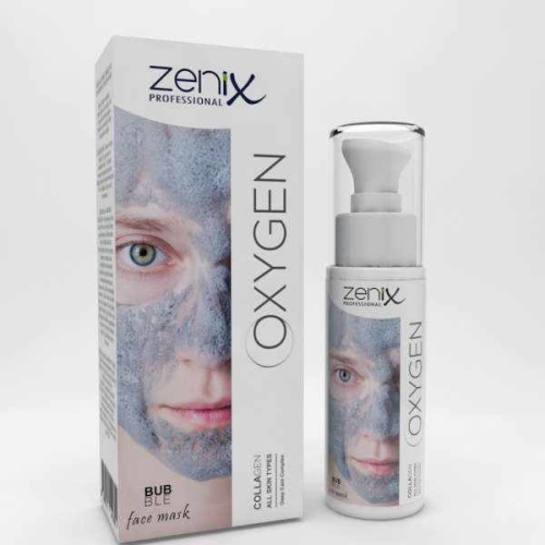 Zenix Oxygen Köpüren Yüz Maskesi Collagen 70 ml