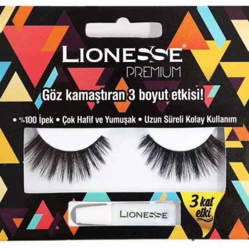 Lionesse Premium İpek Takma Kirpik SE-782