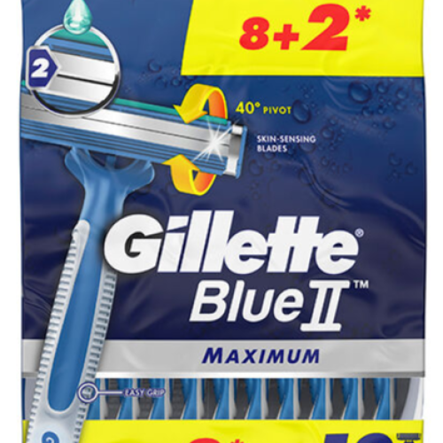 Gilette Blue 2 Maximum 8+2 10 Adet Tıraş Bıçağı