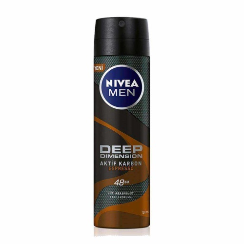 Nivea Men Deep Dimension Aktif Karbon Espresso Deodorant 150 Ml