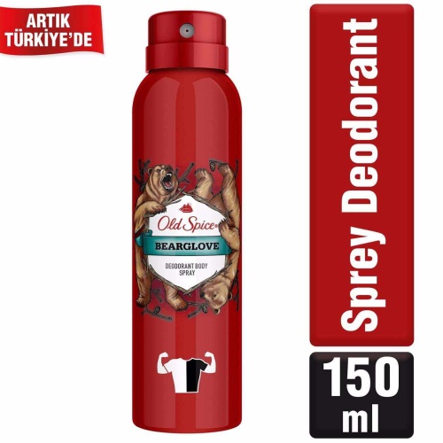 OLD SPICE BEARGLOVE DEODORANT SPRAY  150 ML