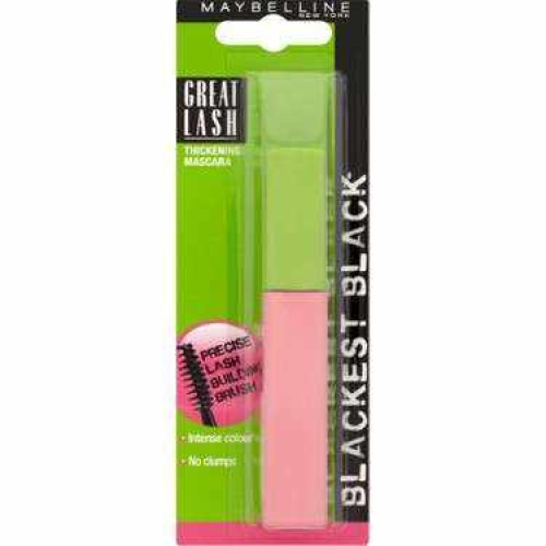 Maybelline New York Great Lash Mascara Blackest Black 12.5 ml