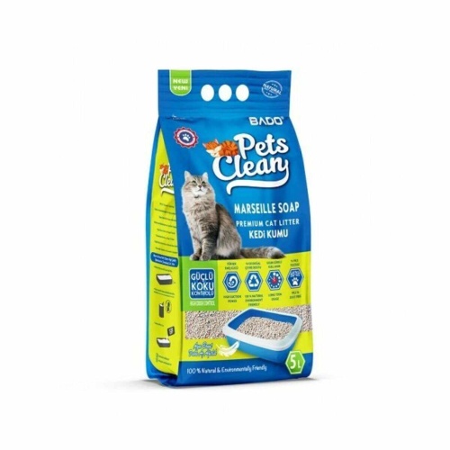 Bado Pets Clean Sabun Kokulu Kedi Kumu 5 LT