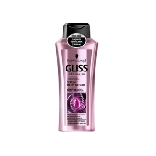 Özel Keratin İçerikli Gliss Serum Deep Repair 400 ml Onarıcı Saç Bakım Şampuan