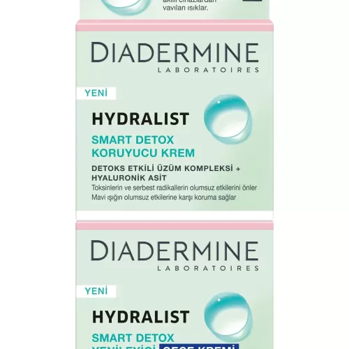 Diadermine Hydralist Detox Gündüz + Gece  50+50 ml Günlük Bakım Kremi