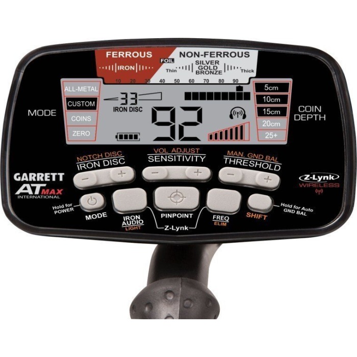 Garrett At Max International Dedektör (8,5x11 DD Başlıkla)