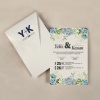 Krem Zarflı Davetiye -KR27112