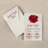 Krem Zarflı Davetiye -KR27302