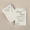 Krem Zarflı Davetiye -KR27308