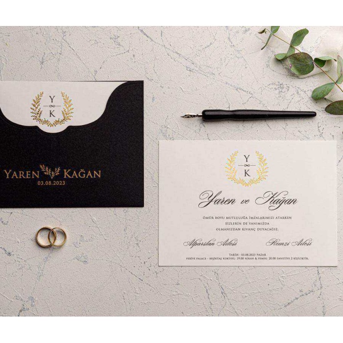 Açık Zarflı Davetiye - EE59143
