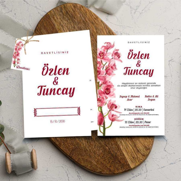 İkili Davetiye - ID01310