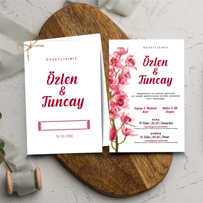 İkili Davetiye - ID01310