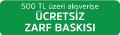 ÜCRETSİZ ZARF BASKISI