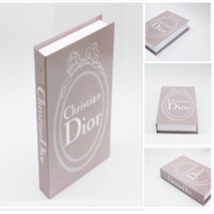 Pembe Christian Dior Dekoratif Kitap Kutusu
