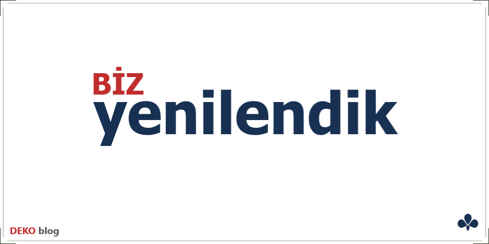 Online Mağazamız Yenilendi.
