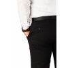 Erkek Kışlık Siyah Gabardin Likralı Regular Fit Keten Pantolon