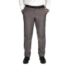 Erkek Oxfort Gri Regular Fit Kumaş Pantolon