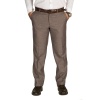 Erkek Oxfort Kahve Regular Fit Kumaş Pantolon