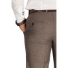 Erkek Oxfort Kahve Regular Fit Kumaş Pantolon
