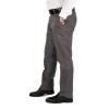 Erkek Gri Panemara Cotton Likrali Gabardin Keten Pantolon
