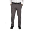 Erkek Gri Panemara Cotton Likrali Gabardin Keten Pantolon